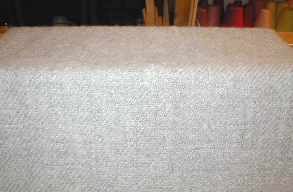 Cloth drying on loom