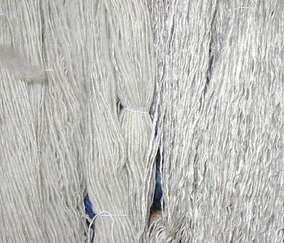 Warp and weft skeins